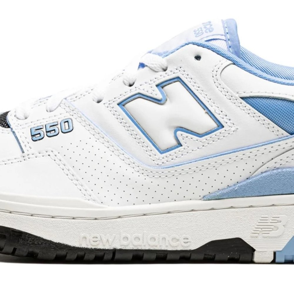 New Balance  550 UNC White University Blue size: 6 - Picture 4 of 10